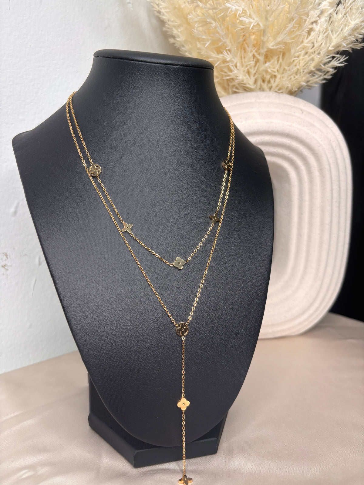 Alba  Stainless Steel Necklase