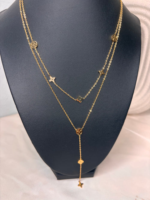 Alba  Stainless Steel Necklase